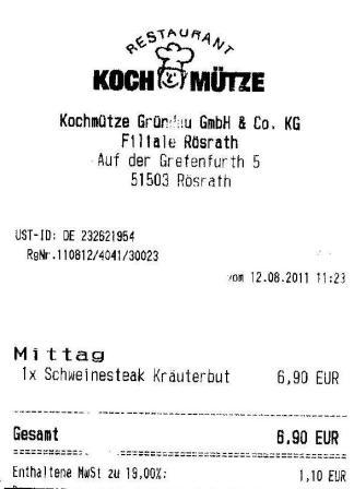bcpi H�ffner Kochm�tze Restaurant